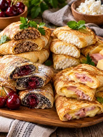 Блинчики с начинками, готовлю под заказ