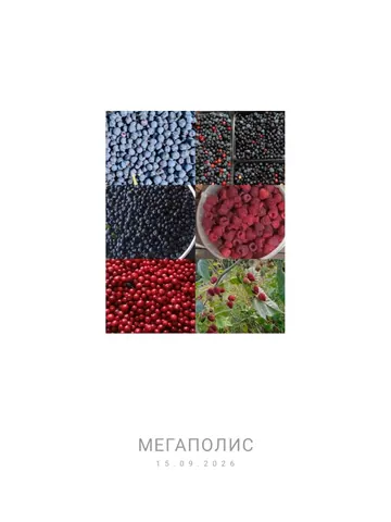 Ягоды: малина, черника, клюква, ассорти