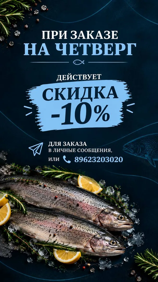 Калининградская форель, собственное выращивание